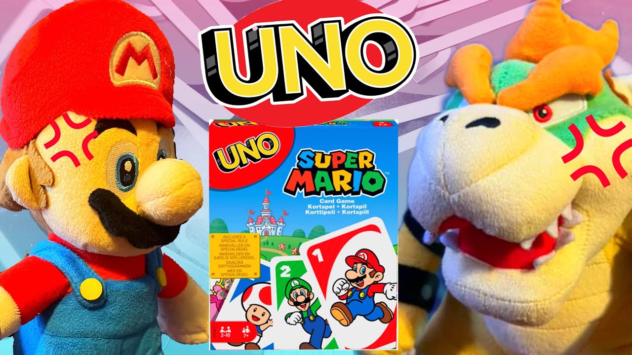 Марио и Боузер играют в UNO Super Mario!