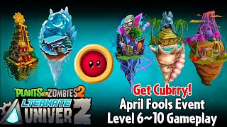 HOW TO SOLVE CUBERRY QUIZ CORRECTLY?!|PVZ 2 Alternate UniverZ: Cuberry Twister - Level 6~10 Gameplay