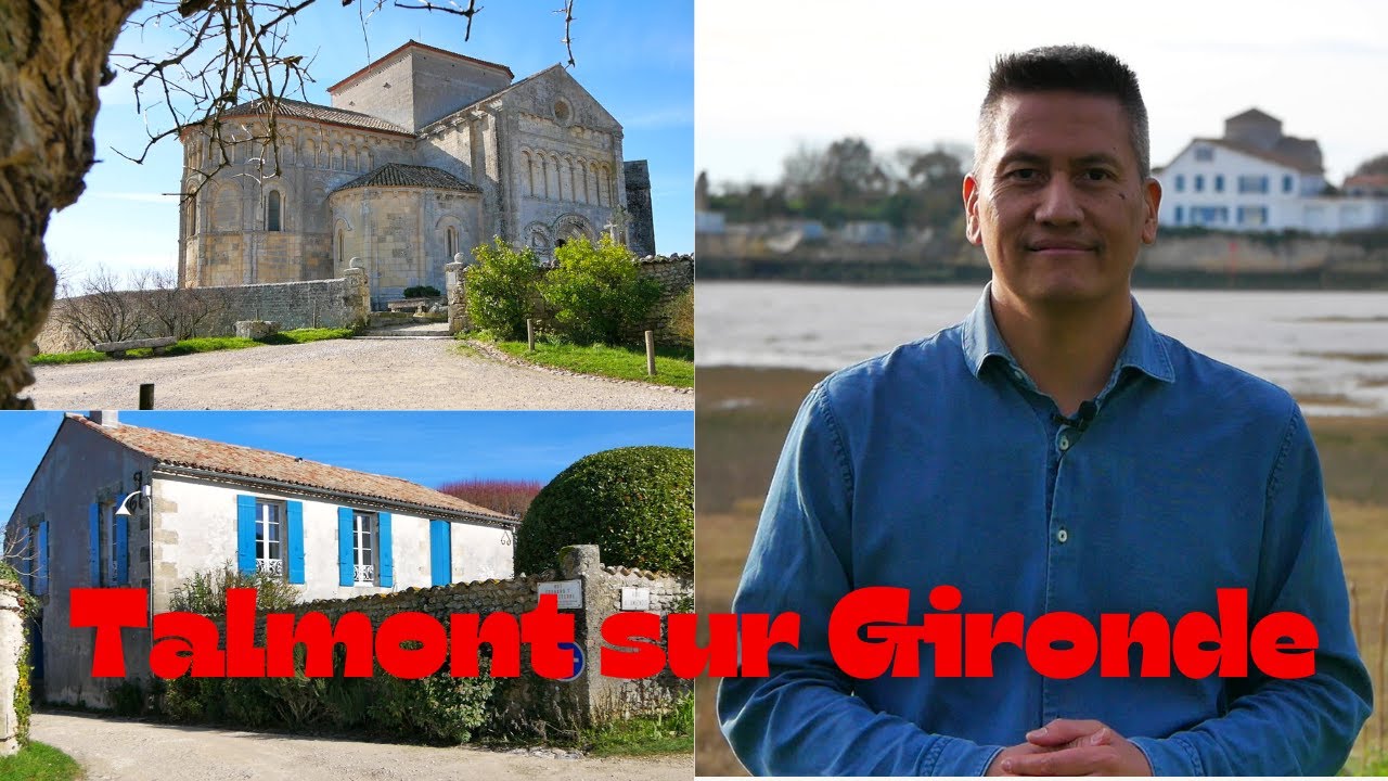 TALMONT-SUR-GIRONDE : Superbe BASTIDE DE L'ESTUAIRE classée parmi LES PLUS BEAUX VILLAGES DE FRANCE