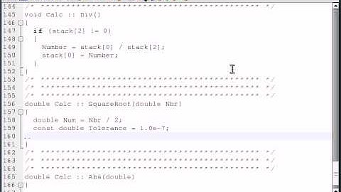 Linux Calculator 07 Class Functions Part 4