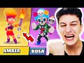 YENİ EFSANEVİ KARAKTER AMBER !!! İLK ROSA KOSTÜMÜ - MAP MAKER ZOMBİBİ - BRAWL STARS BRAWL TALK !