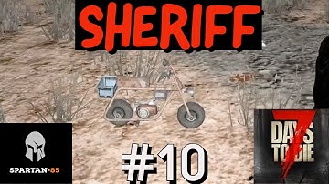 7 Days to Die - "The Sheriff" (Crafting the Minibike) - Console Version - Xbox Playstation Navezgane