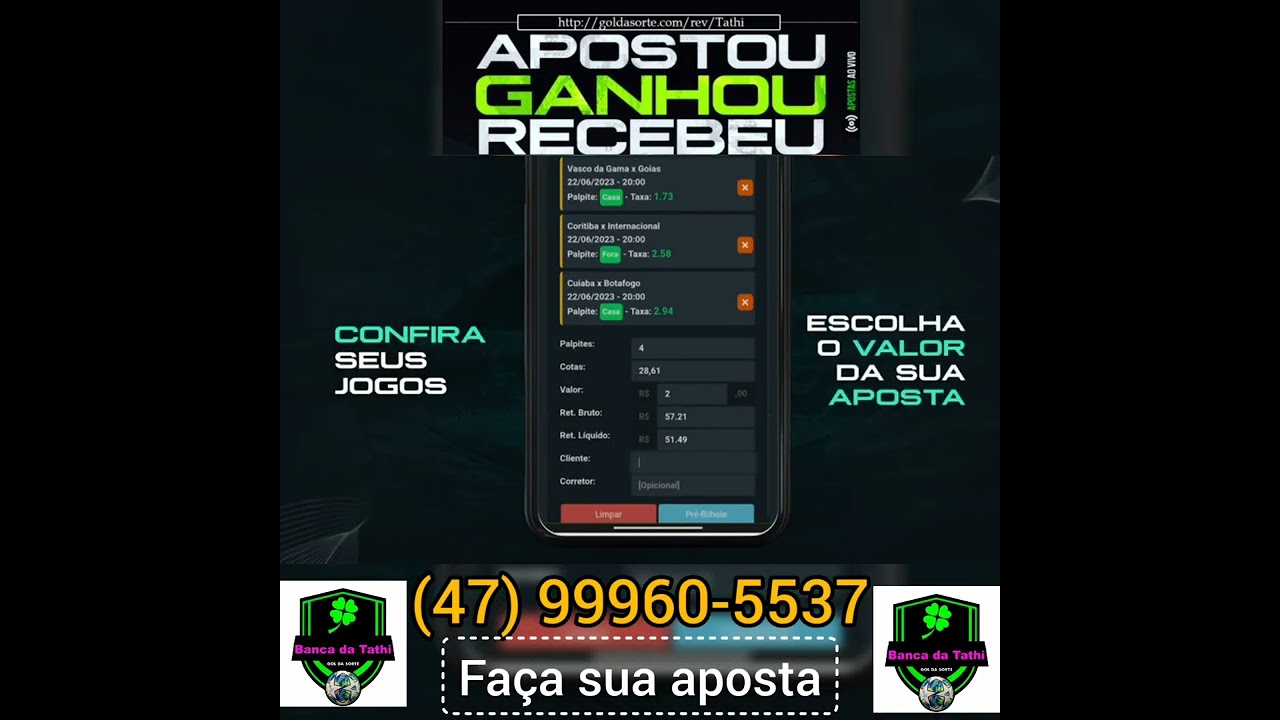 Alô APOSTADORES O GOL DA SORTE CHEGOU O MELHOR SITE DE APOSTAS DO BRASIL  APOSTE COM CREDIBILIDADE PRÊMIOS MAXIMO $50,000 MIL REAIS, JÁ PAROU PARA, By Radio WEB Show dos Esportes