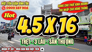 Bán nhà mặt tiền quận bình tân,Mặt tiền Tân Hòa Đông 4.5x16m 4tấm,#mattienquanbinhtan #mattientanphu