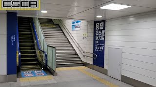 ＪＲ新横浜駅 改札内 3・4番線上り エスカレーター 日立 Shinyokohama station Escalator Hitachi