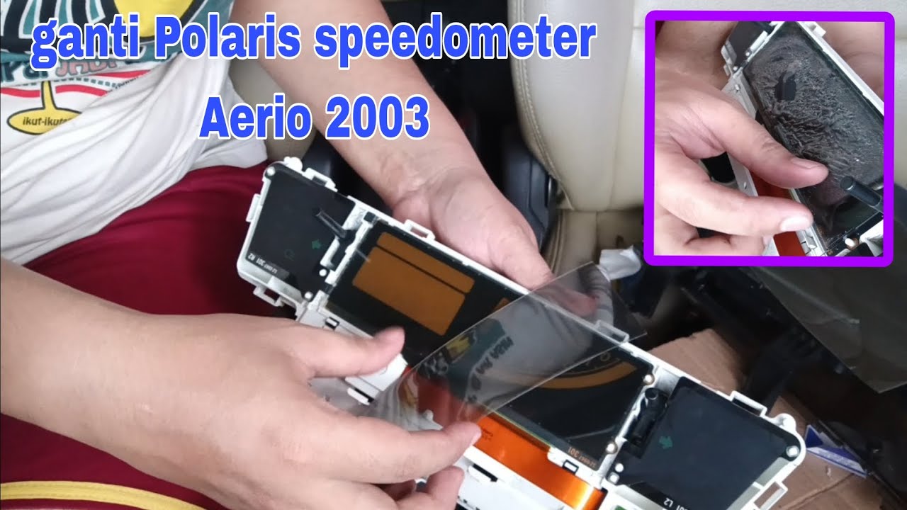 Speedometer Suzuki Aerio 2003 - sticker Polaris | sharing video | 