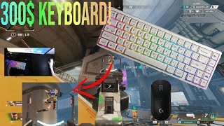 300$ Custom Keyboard ASMR Gameplay 1440P 60 FPS [Apex Legends] (RSMB!!!)