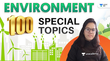 UPSC CSE | Environment 100 Special Topic 2020-21 by Manju Ma