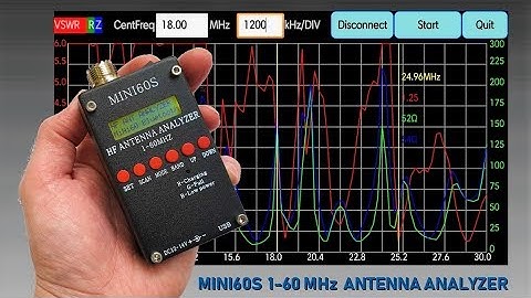 REVIEW: SARK Mini 60S - HF+6m Antenna Analyzer (Bluetooth)