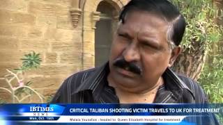 Critical Taliban shooting victim travels to UK for treatment