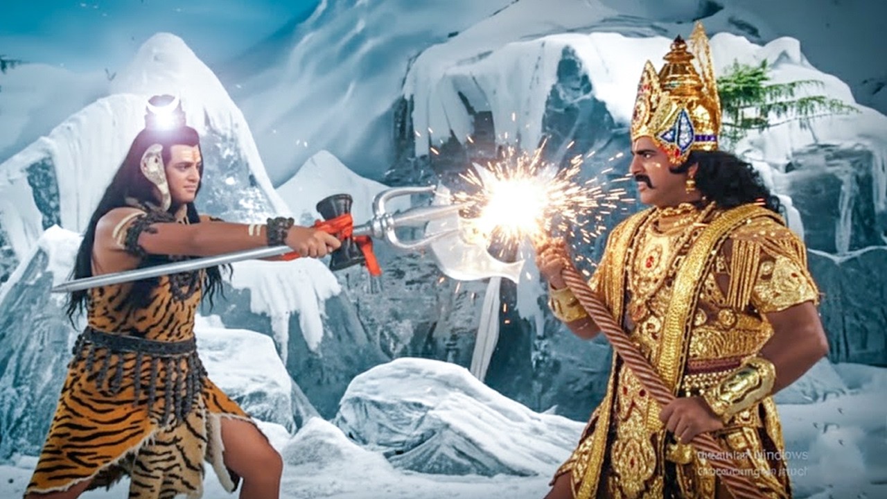 रावण और भोलेनाथ के बीच प्रलयकारी युद्ध  | Ravan Vs Shiv @shivkatha9