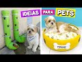 Como Fazer CAMA de CACHORRO - BEBEDOURO - BANDANA - DIY PET - IDEIAS PARA CACHORROS