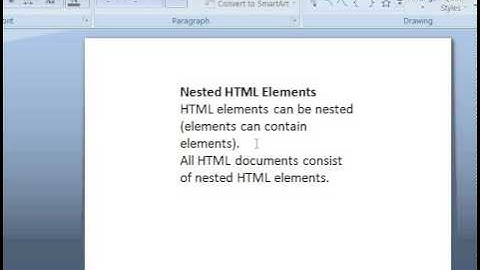 html elements and nested html elements tutorial 3 in urdu hindi