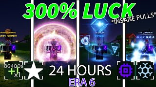 What 24 HOURS Of 300% LUCK Gets you in ERA 6 | SOL'S RNG