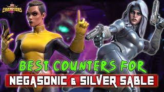 How To Defeat NEGASONIC and SILVER SABLE | Best Counters | Event Quest | Marvel Contest Of Champions screenshot 4