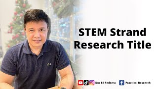 STEM Strand Research Title