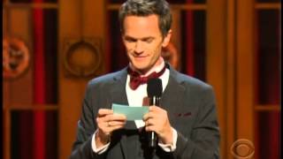 Neil Patrick Harris' Playsicals Mashup names at 2013 Tony Awards