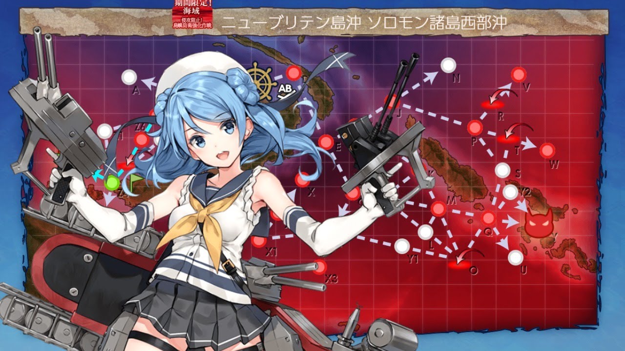 浦風旗艦で行く艦これ 夏イベ E7 ギミックと1ゲージ Youtube 浦風旗艦で行く艦これ 夏イベ E7 ギミックと1ゲージ Youtube