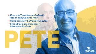 Meet Pete - a University at Buffalo True Blue staffer who keeps the words of Samuel Capen at heart