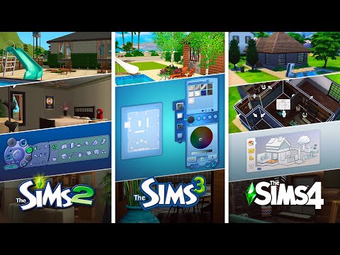 Режим строительства в The Sims / Сравнение 3 частей