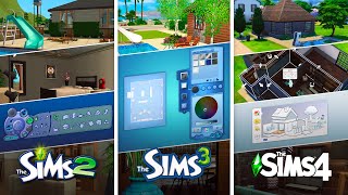 Режим строительства в The Sims / Сравнение 3 частей