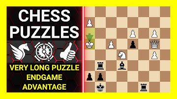 Chess Puzzles to Practice. Themes: Very long puzzle, Endgame, Advantage. Learn Chess