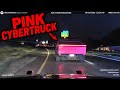 Man in Pink Tesla Cybertruck Meets Arkansas State Police!