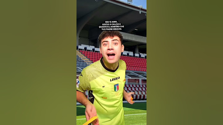 HAI 12 ANNI, GIOCHI A CALCIO e questo è L'ARBITRO CHE TUO PADRE INSULTA - Gabriele Vagnato