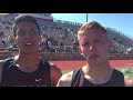 Interview: Grand Blanc, 2018 MHSAA T&F Finals Division 1 Boys 4x400M Relay Champion