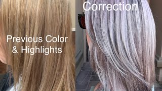 Silver Hair Transformation Trying out Jack Martin Formulas & Techniques