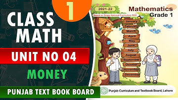 Class 1 Math new Book Based on SNC 2020 Unit no 4 Money (4.1) @educatepakistan6995