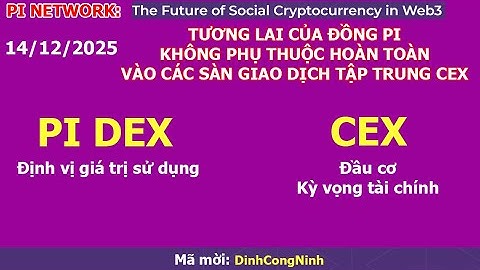 Pi Network: Đồng Pi không phụ thuộc hoàn toàn vào các sàn giao dịch tập trung CEX