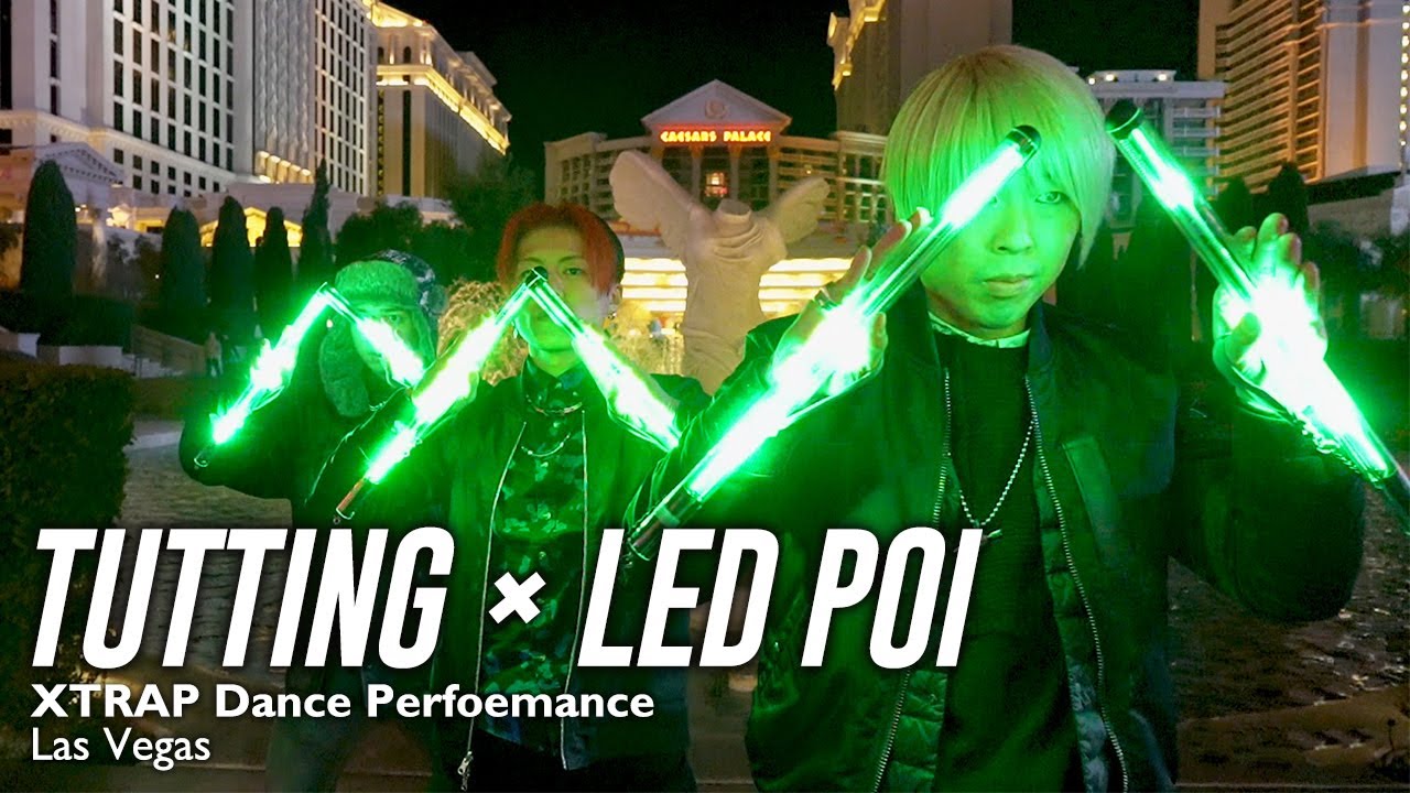 Led Poi Performance Tutting × LED Poi Performance | XTRAP 幾何学LEDパフォーマンス - YouTube