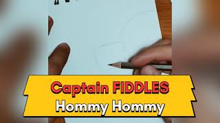 How to draw captain FIDDLES with a pencil ) @Hommydraw