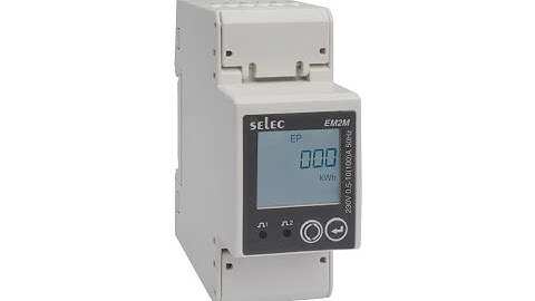 selec EM2M - Single Phase Energy Meter |Compact | Self-Powered