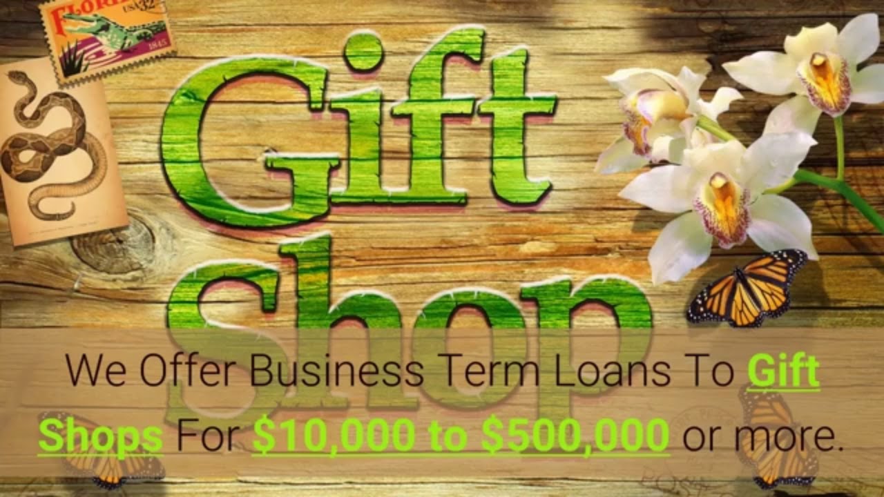 How To Get a Gift Shop Small Business Loan YouTube
