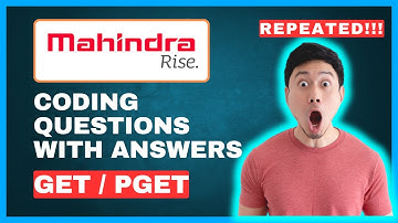 May😎 | Mahindra Rise Assessment 2025 || Mahindra Rise Coding Questions 2025