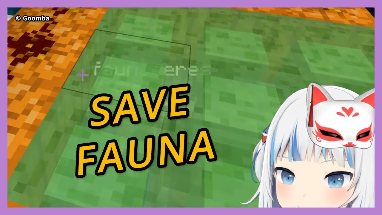 Gura Rescues Fauna From a Faulty Summer Festival Booth