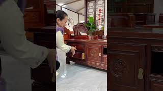 ✅ Walnut wood TV Cabinet | Solid Wood