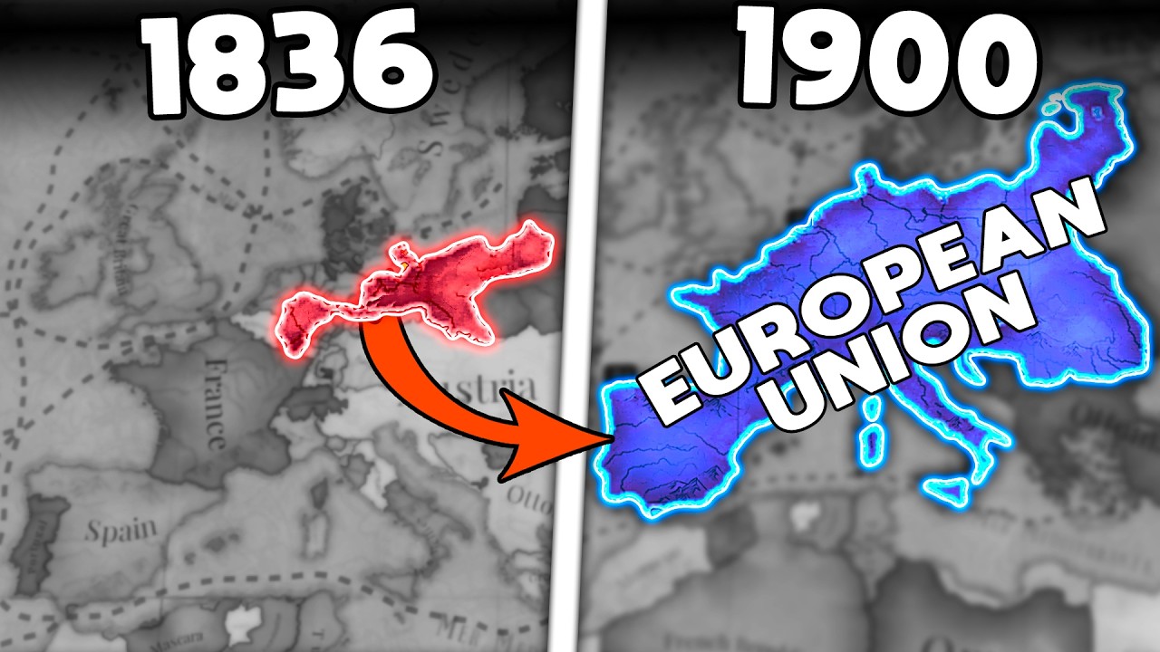 Victoria 3: Spreading Democracy as Prussia to Form the EU - YouTube