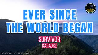 Ever Since The World Began  Survivor  Karaoke Version  80s Love Ballad  Edsong Karaoke