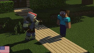 Newbies (Minecraft Machinima) remake episode 1(English version)