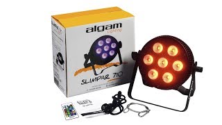 Video: Algam SLIMPAR-710-HEX  7 x10W RGBWAU