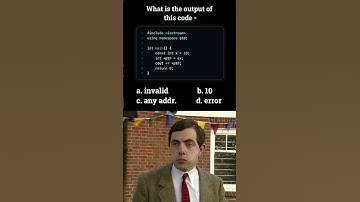 What is the output of this code...C++ tricky question...  #shorts #shortvideo #ytshorts