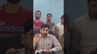 Dulhasti Phase-II Affected Families from Palmar Address Press Conference. umer khanday