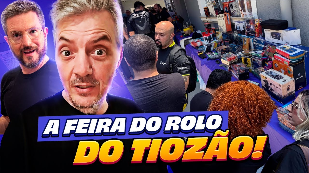 Fui na FEIRA DO ROLO da CASA DO VIDEOGAME!