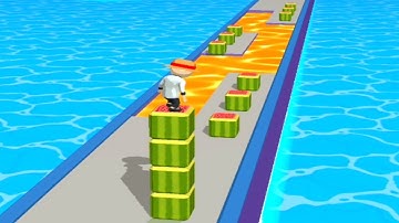 Cube Surfer Game All Level Gameplay Android, iOS Walkthrough New Update Thrillers Game CS54