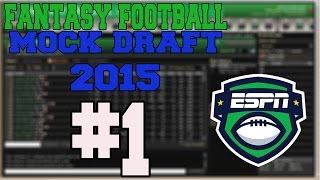 Fantasy Football Mock Draft #1