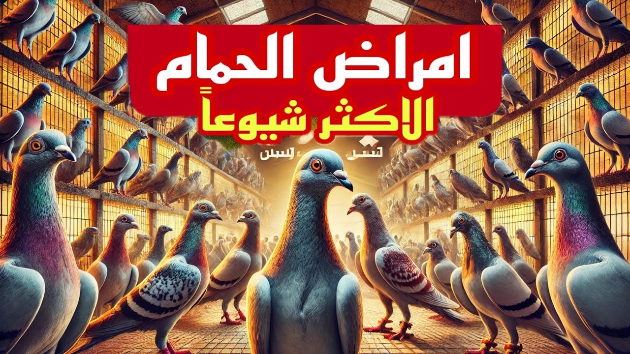 علاج امراض الحمام الاكثر شيوعاً👌السالمونيلا-الروشه-الجدري-البرد-الكنكر✅
