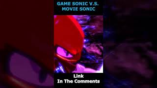 Modern Sonic VS Movie Sonic #shorts